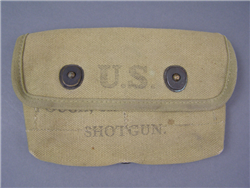 Original US WWII Canvas Shotgun Ammunition Pouch