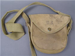 Original US WWII Thompson Drum Magazine Pouch