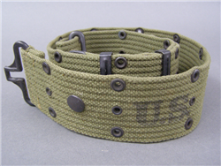 US WWII M1936 Khaki Web Belt