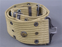 US WWII M1936 Khaki Web Belt