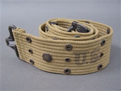 US WWII M1936 Khaki Web Belt