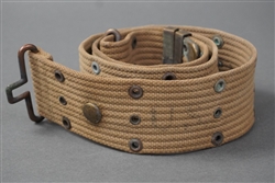 Original US WWII M1936 Khaki Web Belt