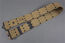 Original US WWII M1936 Khaki Web Belt