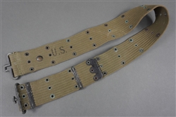 Original US WWII M1936 Khaki Web Belt
