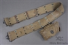 Original US WWII M1936 Web Belt Khaki Marked And Dated 1943 With Field Dressing