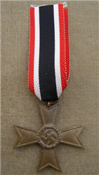 Original German WWII War Merit Cross Second Class Without Swords (Kriegsverdienstkreuz 2. Klasse ohne Schwerter)