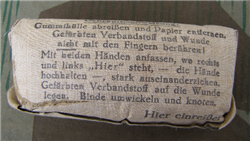 German WWII Wound Bandage