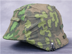 Original Un-Issued Waffen SS Oakleaf A Camouflage Type II Helmet Cover
