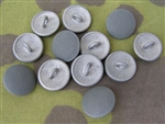 Reproduction Waffen SS Hollow Backed Pebbled Grained Uniform Buttons