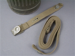 Reproduction German WWII Gasmask Container Strap Set