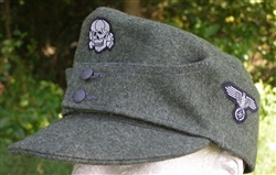 Waffen SS EM/NCO M43 Fieldgray Cap (FeldmÃ¼tzen)