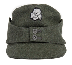 Waffen SS EM/NCO M43 Fieldgray Cap (FeldmÃ¼tzen) With Original Buttons