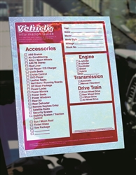Vehicle Information Sticker