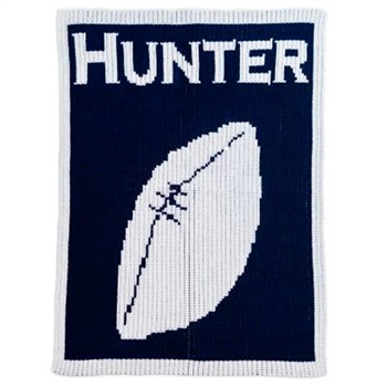 Personalized Blanket Football