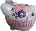 Bright Kennedy Floral Piggy bank