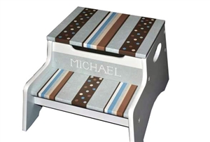Brown MultiDot storage stool