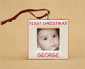 First Christmas  Personalized Photo Ornament