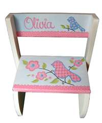Love Birds flip stool