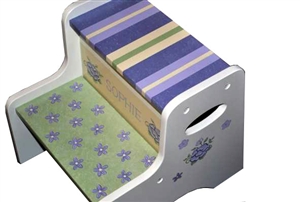 Lavendar Patchwork Floral Two Step