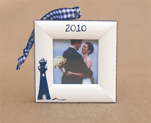 Lighthouse Personalized Photo Ornament