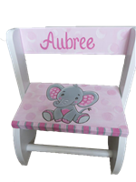 Pink Elephant Flip stool