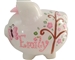 Pink Owl Piggy bank