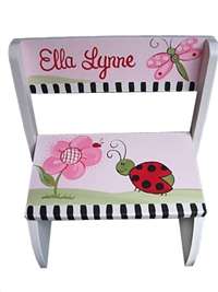 Red Ladybug Flip stool