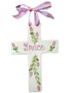 Large Floral Cross