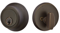 Emtek Sandcast Bronze Deadbolt