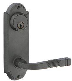 Emtek Wrought Steel Side Plate Lock