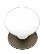 Emtek Ice White Wardrobe Knob