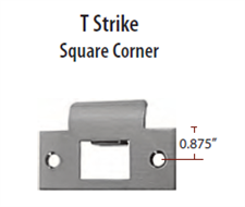 Emtek T-Strike Strikeplate