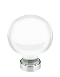 Emtek Bristol Clear Crystal Cabinet Knob