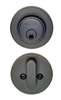 BHP Low Profile Round Single Cylinder Deadbolt