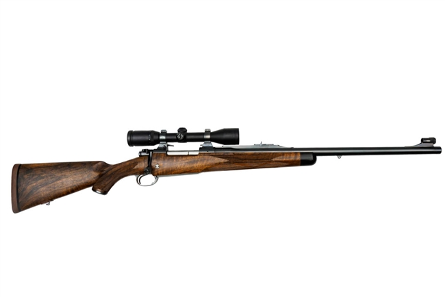 John Bolliger Signature Series Wood Custom Winchester Model 70 Action Rifle .450 Ackley Magnum