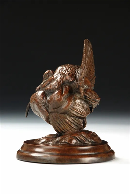 Long Spur - Strutting Tom Turkey Bronze Sculpture - Edition Limited to 150