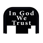 In God We Trust slide back plate for Glock