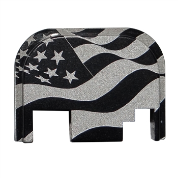 USA wavy Flag back plate for Glock