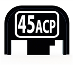 45 ACP back plate for Glock