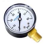 Pool Filter Pressure Gauge Bottom Mount 83060BU