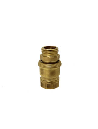 Val-Pak Male to Female Hose Fitting Quick Connect Assembly, Bronze V50-121