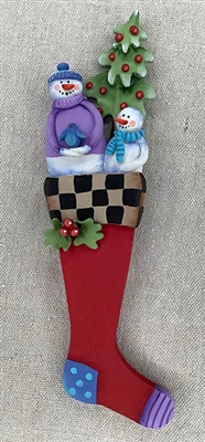 Artful Webinars Sculpted Snowman Stocking Kit