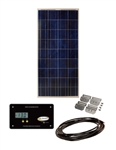 Sunbee 135 Watt RV Solar Panel Kit with 30 Amp Digital Display Controller