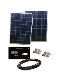 Sunbee 180 Watt RV Solar Panel Kit with 30 Amp Digital Display Controller