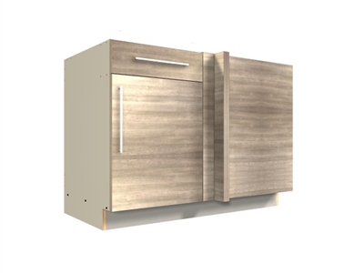 1 door 1 drawer blind corner base cabinet (BLIND ON RIGHT)