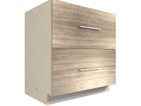 2 drawer base cabinet