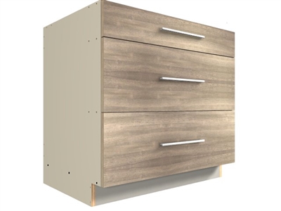 3 drawer base cabinet