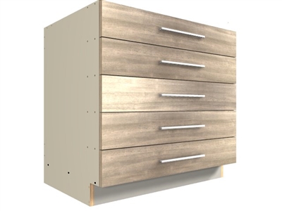 5 drawer base cabinet