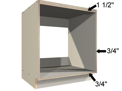 Base appliance case with a DUAL TOP