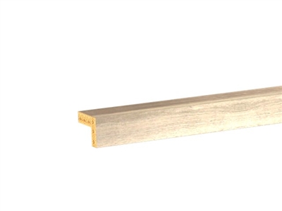 Two piece under cabinet light valance (HORIZONTAL grain)